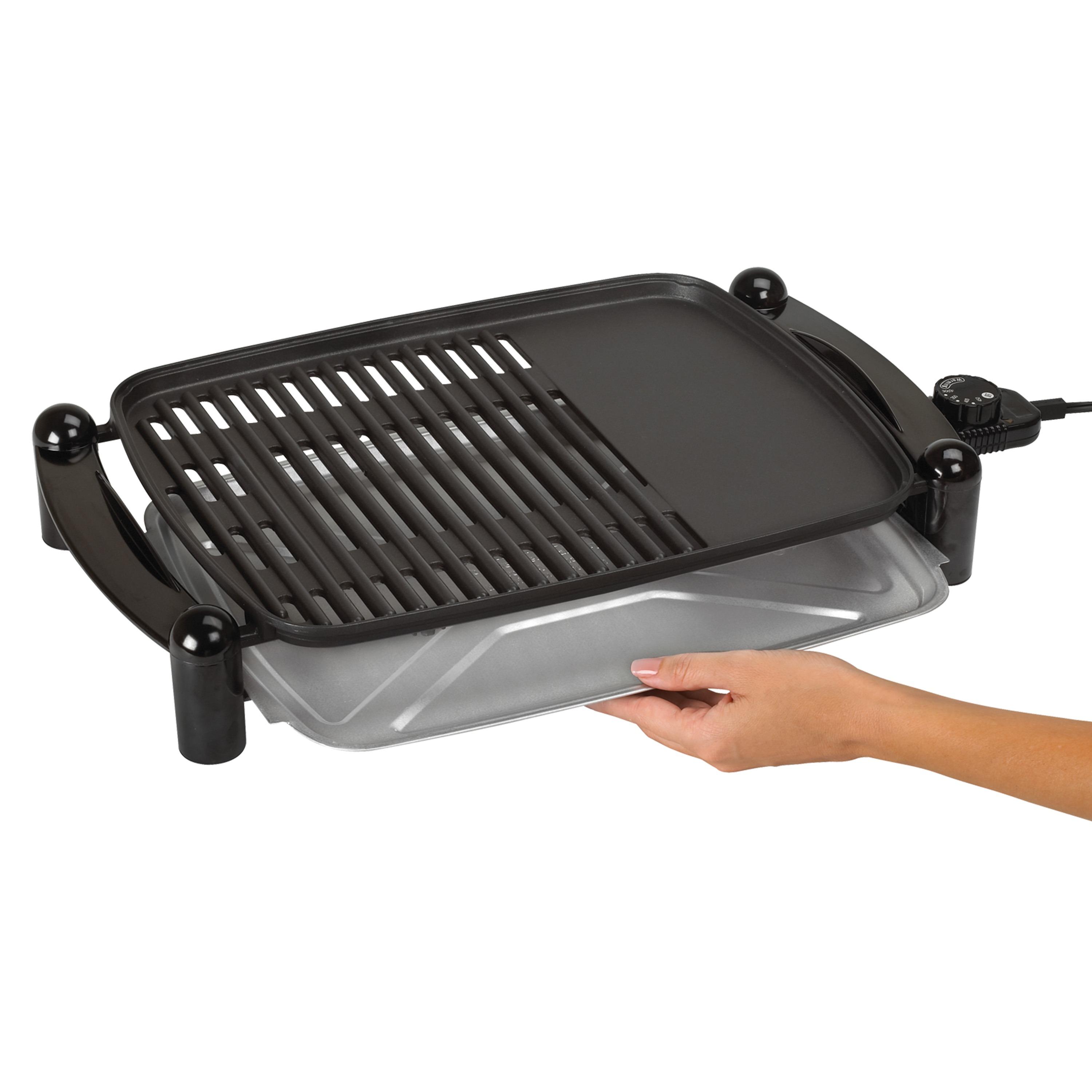 PARRILLA ELECTRICA ANTIADHERENTE BLACK + DECKER IG201-CL - 3
