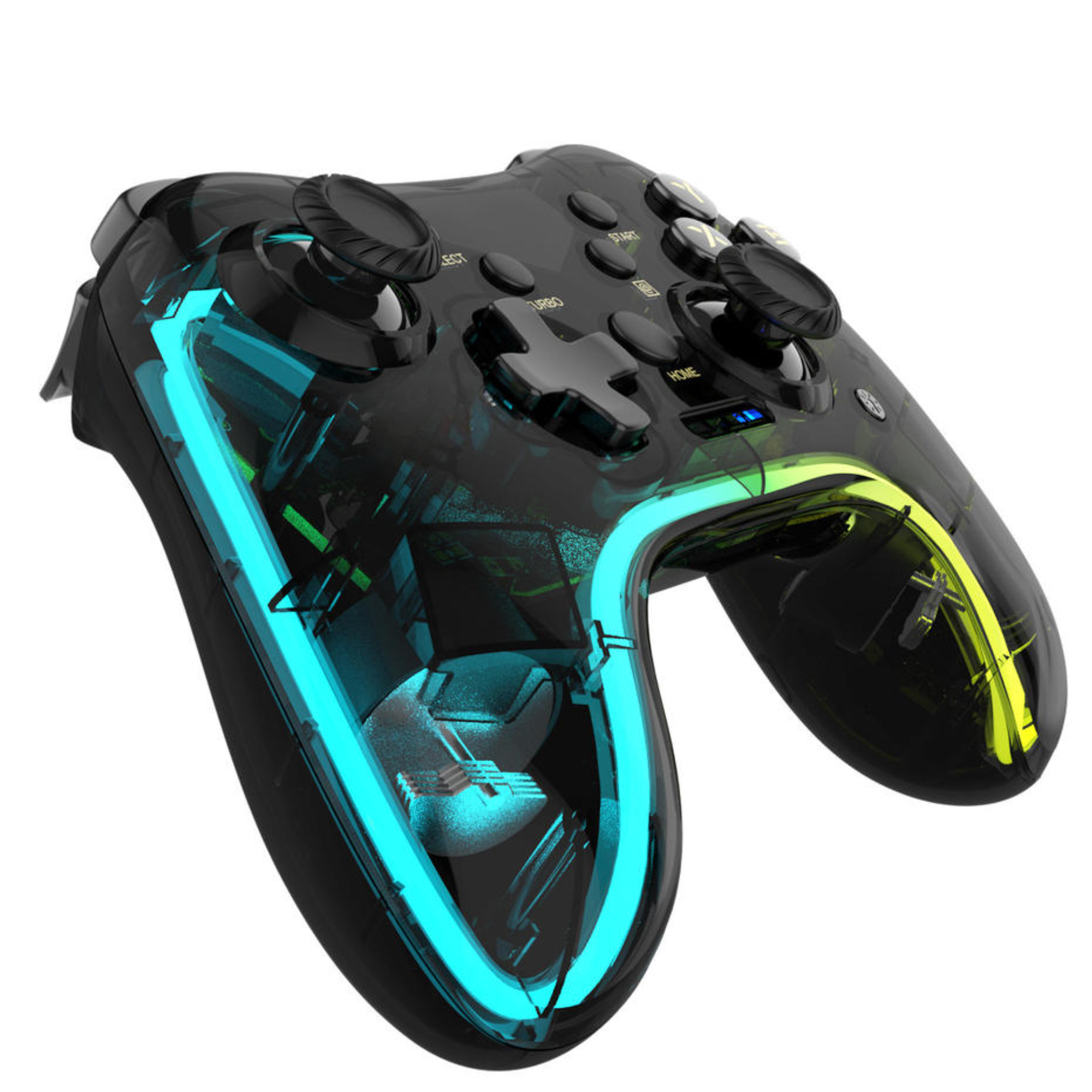 GAMEPAD UNIVERSAL TECMASTER INALÁMBRICO BLUETOOTH MULTIPLATAFORMAS DELUXE RGB - 3