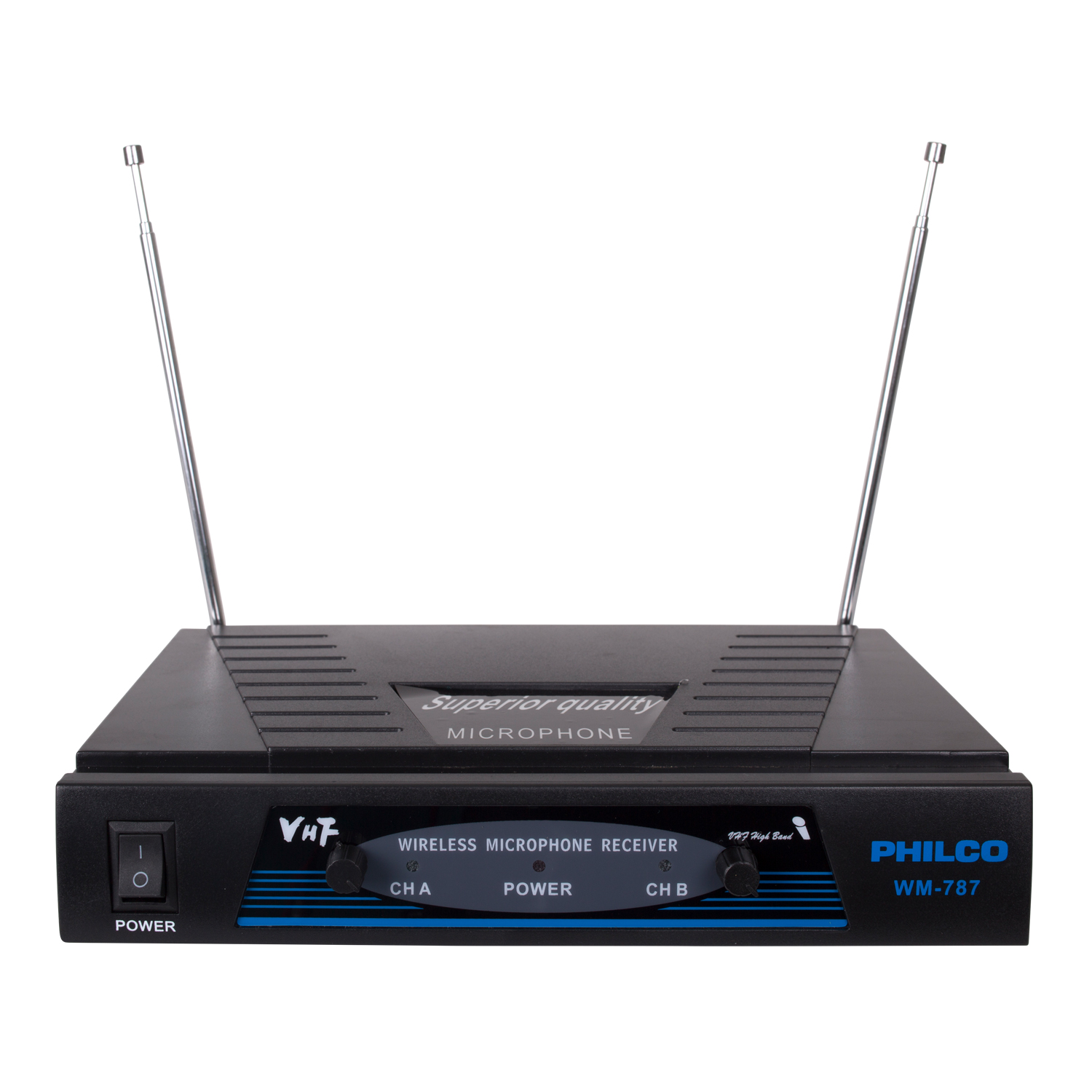 PACK DE 2 MICROFONOS INALAMBRICOS VHF PRO WM-787 AUDIO HD - 4