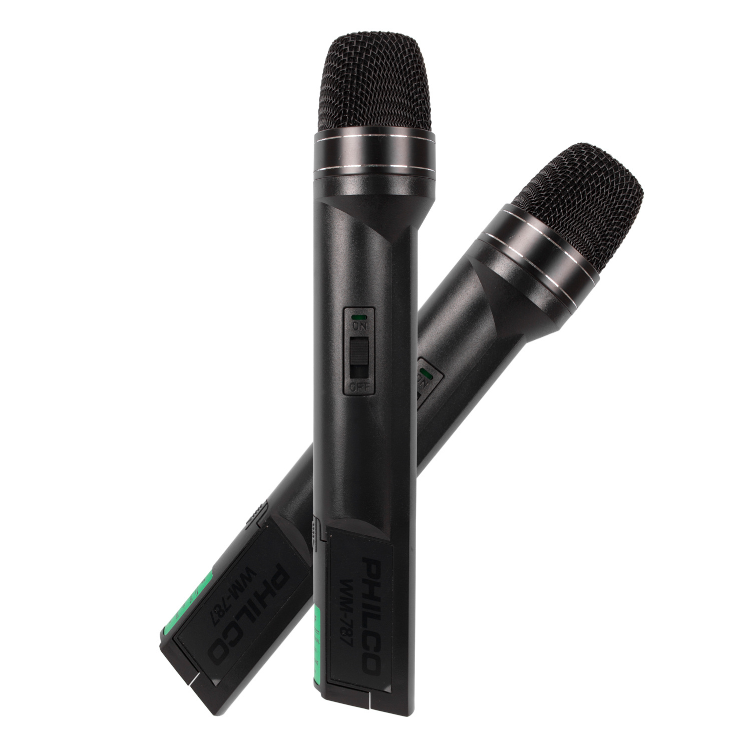 PACK DE 2 MICROFONOS INALAMBRICOS VHF PRO WM-787 AUDIO HD - 5