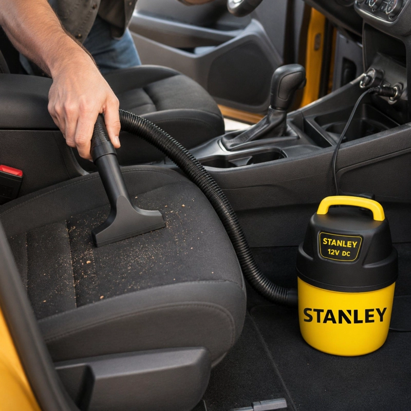 ASPIRADORA STANLEY PORTÁTIL 12V PARA AUTO 3.8 LT SL18125DC - 7