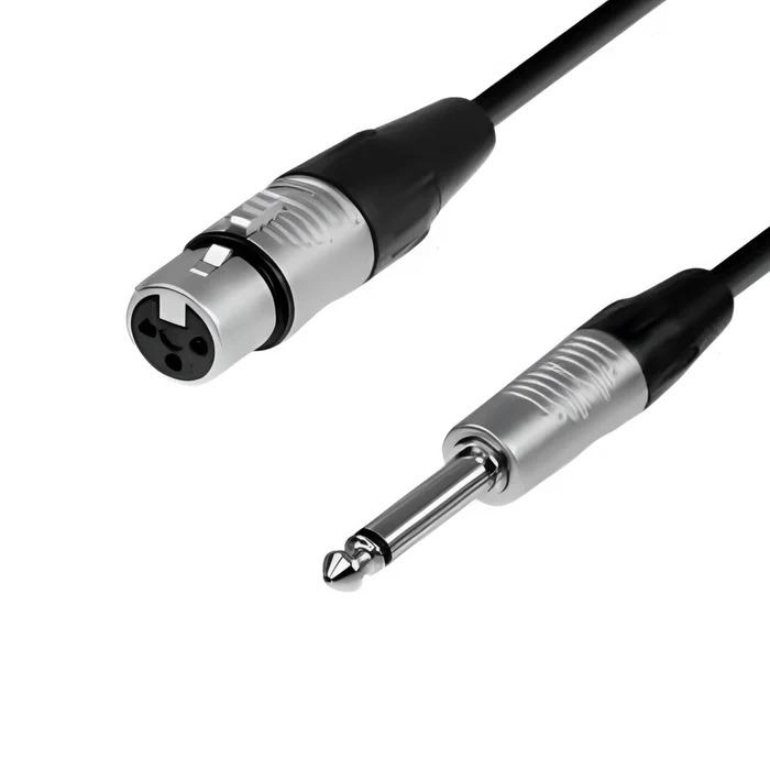 MICROFONO MULTIMEDIA XLR A JACK 6.3MM CABLE 4.5 METROS DM24K - 4