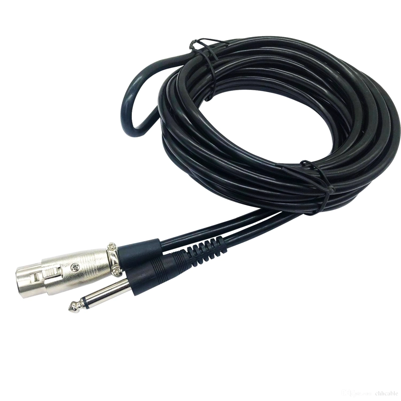 MICROFONO MULTIMEDIA XLR A JACK 6.3MM CABLE 4.5 METROS DM24K - 7