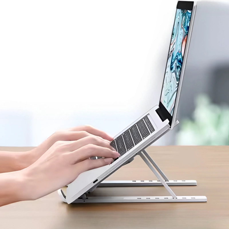 SOPORTE TECMASTER NOTEBOOKS Y MACBOOKS RETRÁCTIL ALUMINIO - 3