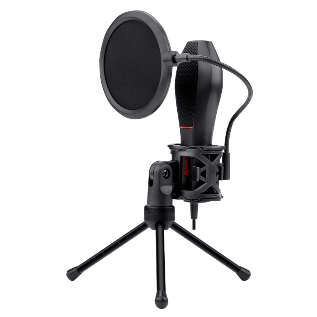 MICROFONO REDRAGON M200 GAMER QUASAR USB CONDENSADOR ESTUDIO - 1