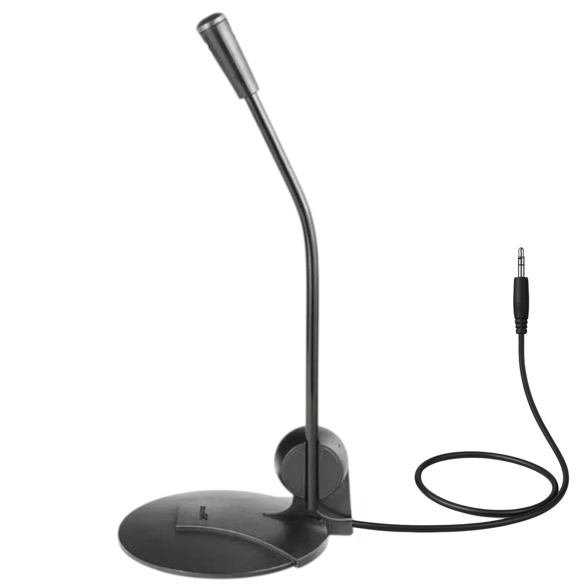 MICROFONO TRUST 216747 PRIMO JACK 3.5MM 1.8M CON BASE REGULABLE - 2