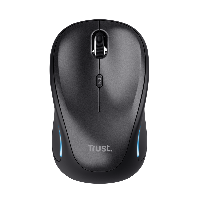 MOUSE INALÁMBRICO TRUST YVI FX RETROILUMINADO BLACK 22333-03 - 2