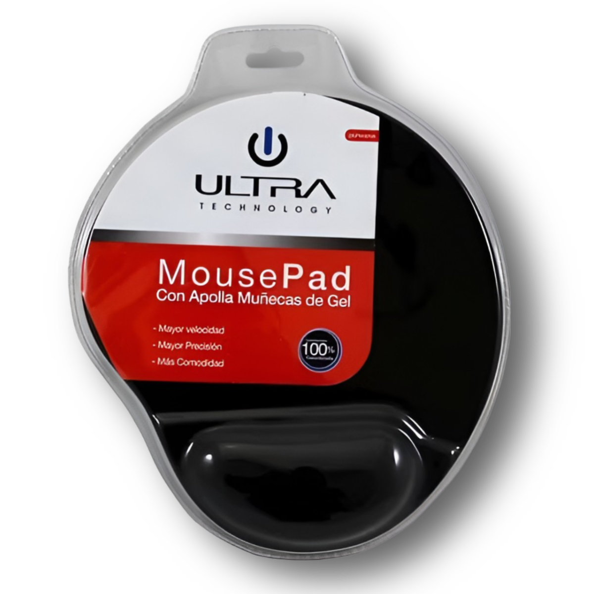 MOUSE PAD ERGONOMICO CON APOYA MUÑECAS GEL ULTRA 00100 - 6
