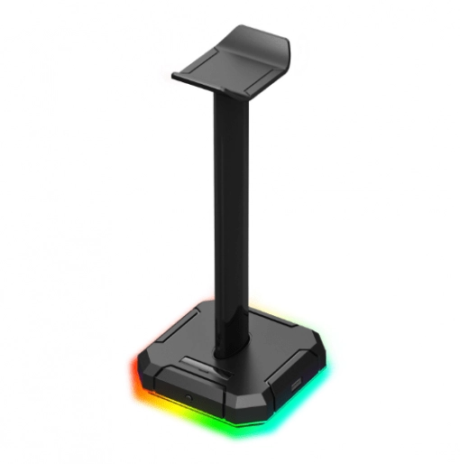 SOPORTE PARA AUDIFONOS REDRAGON SCEPTER CON HUB USB FULL RGB - 9
