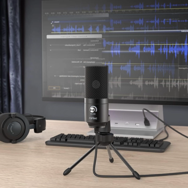 MICRÓFONO FIFINE K669B CONDENSADOR USB MULTIPLATAFORMAS K PRO - 9