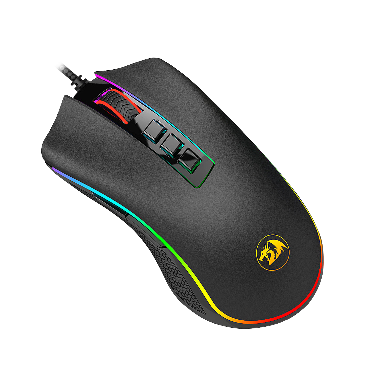 MOUSE REDRAGON GAMER M711 COBRA PIXART P3325 PRO - 4