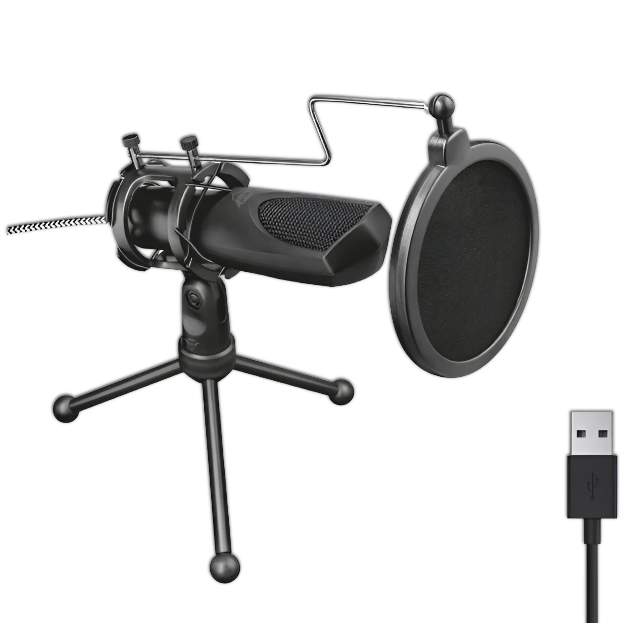 MICROFONO TRUST MANTIS USB DE CONDENSADOR PROFESIONAL GXT 232 - 4
