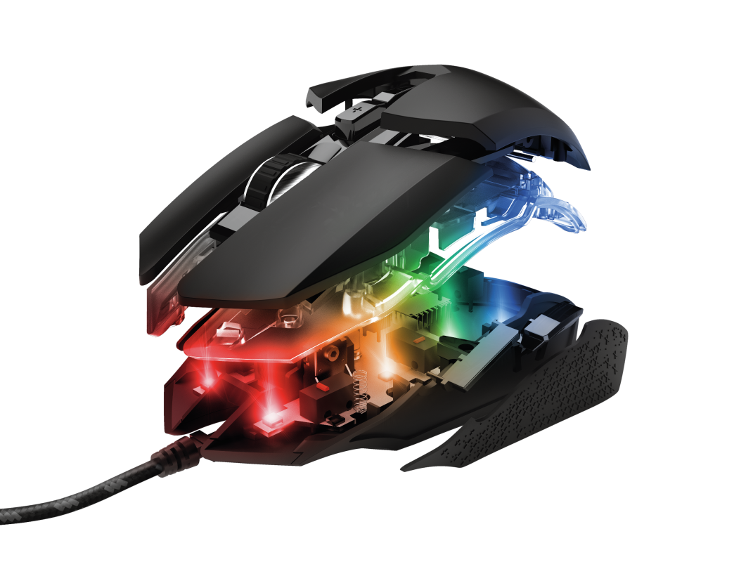 MOUSE TRUST GAMER AMBIDIESTRO IDON GXT 950 FULL RGB 6000 DPI 23645 - 4