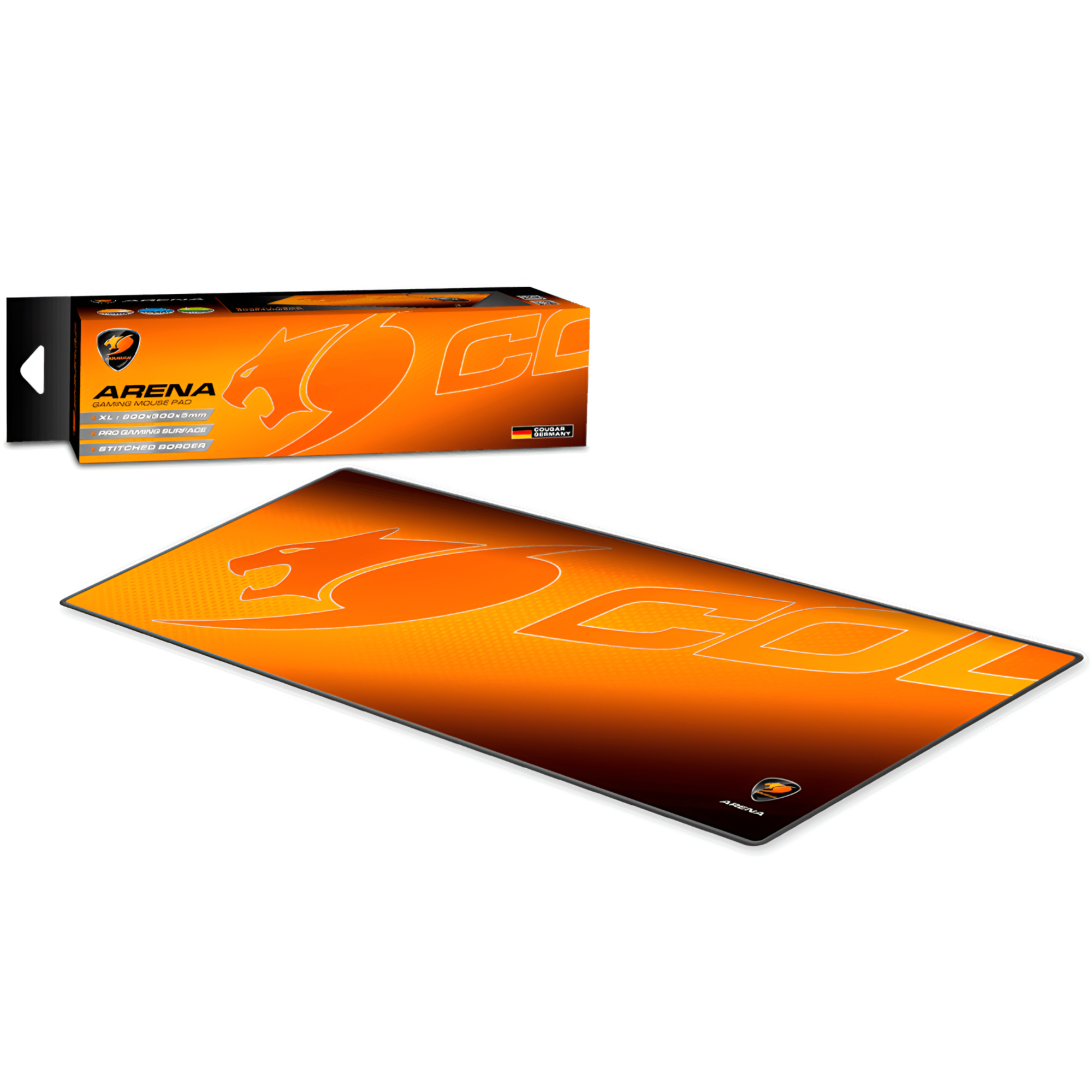 MOUSE PAD COUGAR ARENA X ORANGE GAMING EXTENDED EDITION - 6