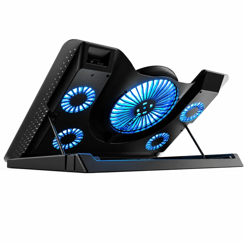 VENTILADOR PARA NOTEBOOK PROFESIONAL 5FAN TRUST QUNO GXT1125 - 1