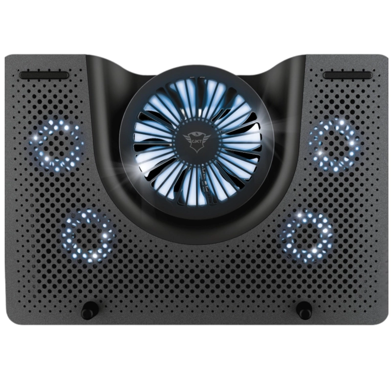 VENTILADOR PARA NOTEBOOK PROFESIONAL 5FAN TRUST QUNO GXT1125 - 9