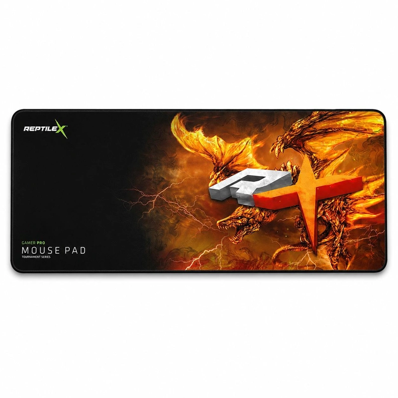 MOUSE PAD REPTILEX GAMER 70X30CM ORANGE EDITION RX0009 - 2