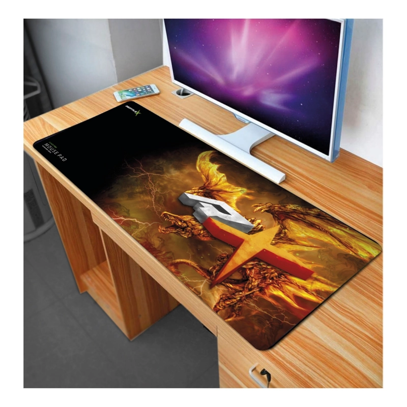 MOUSE PAD REPTILEX GAMER 70X30CM ORANGE EDITION RX0009 - 5