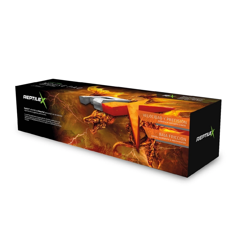 MOUSE PAD REPTILEX GAMER 70X30CM ORANGE EDITION RX0009 - 6