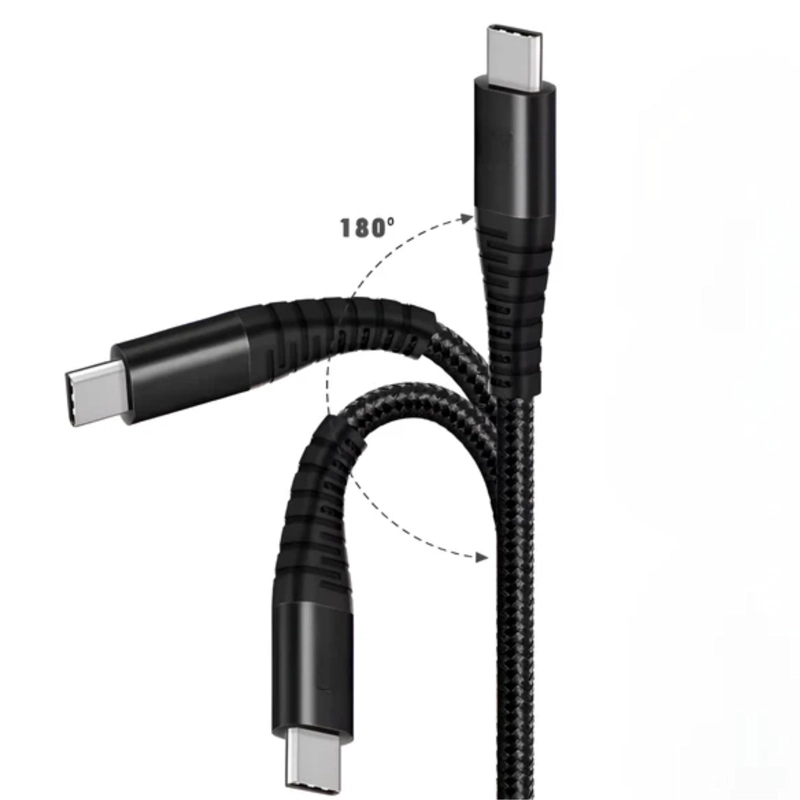 CABLE DE DATOS USB-C A USB-A MULTIPLATAFORMAS 2.5 METROS 3A - 4
