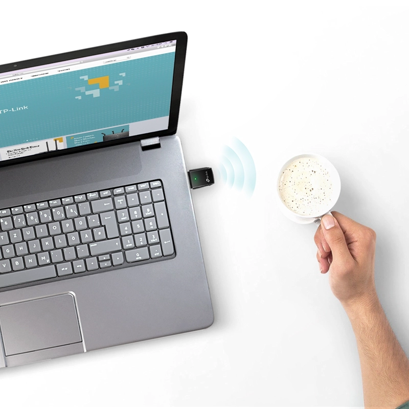 ADAPTADOR WIFI USB TP-LINK DOBLE BANDA FULL SPEED 600 MBPS ARCHER T2U - 4