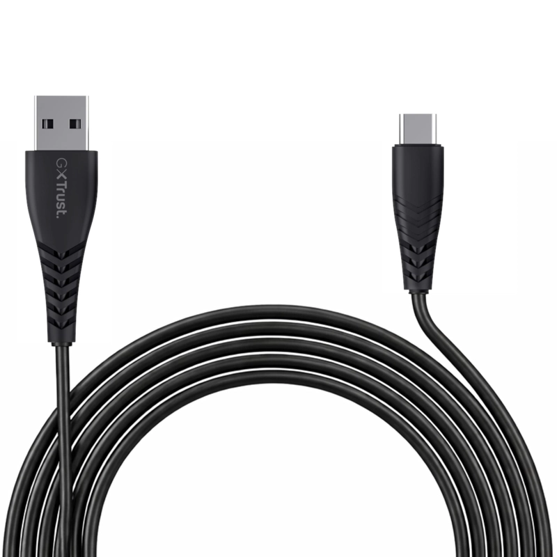 CABLE DE DATOS TRUST TYPE-C A USB PARA PS5 CARGA RÁPIDA 3M - 2