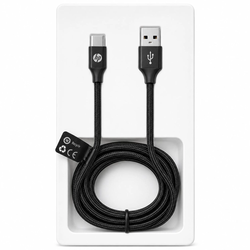 CABLE DE DATOS HP USB A TYPE-C 3A HIGH POWER 2M - 2