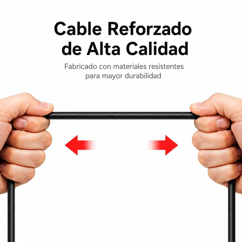 CABLE DE DATOS HP USB A TYPE-C 3A HIGH POWER 2M - 9