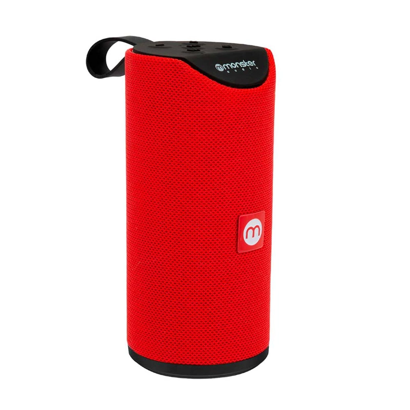 PARLANTE BLUETOOTH MONSTER AUDIO P450 PORTÁTIL WATERPROOF ROJO - 3