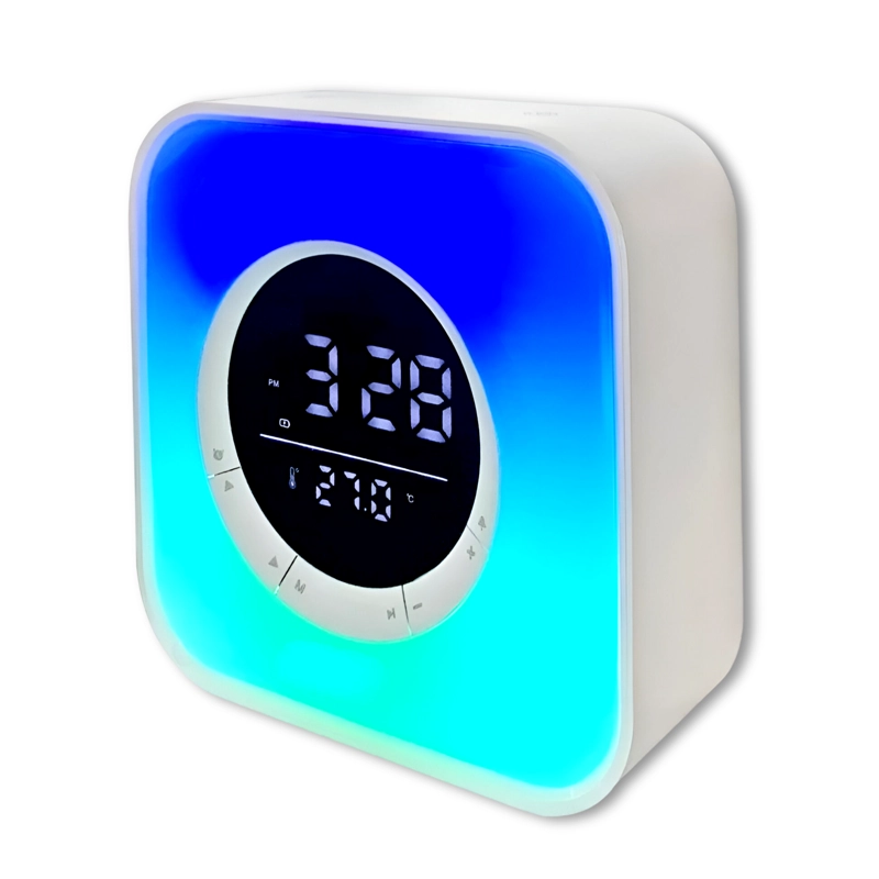 PARLANTE BLUETOOTH GTC SPG-134 RGB DESPERTADOR RELOJ TEMPERATURA - 4