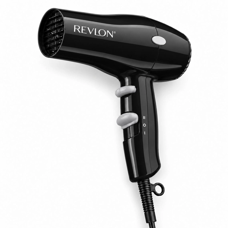 SECADOR DE CABELLO REVLON DR5260N 1885 W VIAJES DR5260 NEGRO IONIZADO - 1
