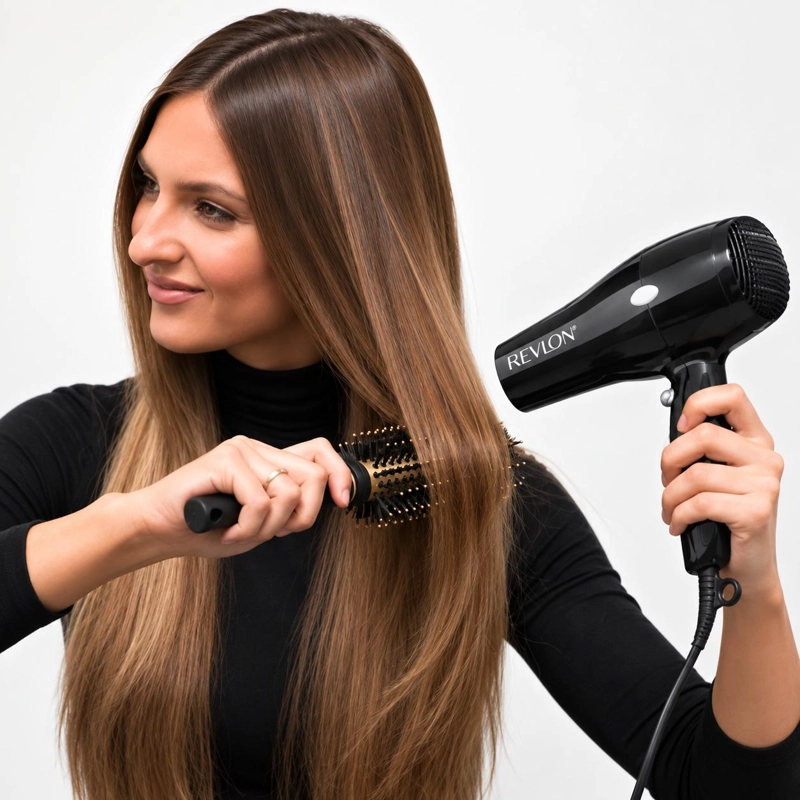 SECADOR DE CABELLO REVLON DR5260N 1885 W VIAJES DR5260 NEGRO IONIZADO - 6