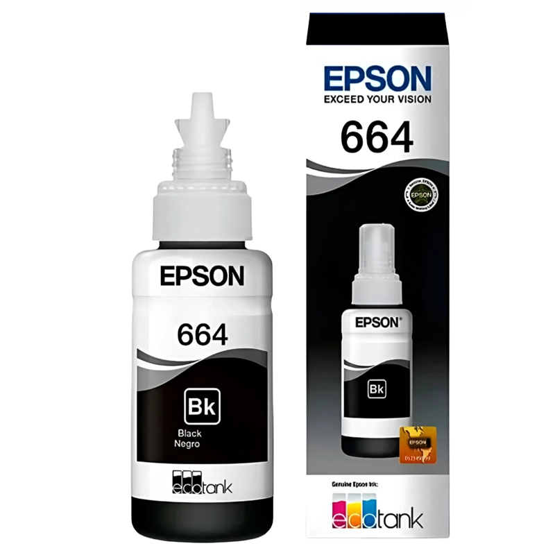 TINTA EPSON 664 ORIGINAL NEGRA 70ML PREMIUM EDITION - 1