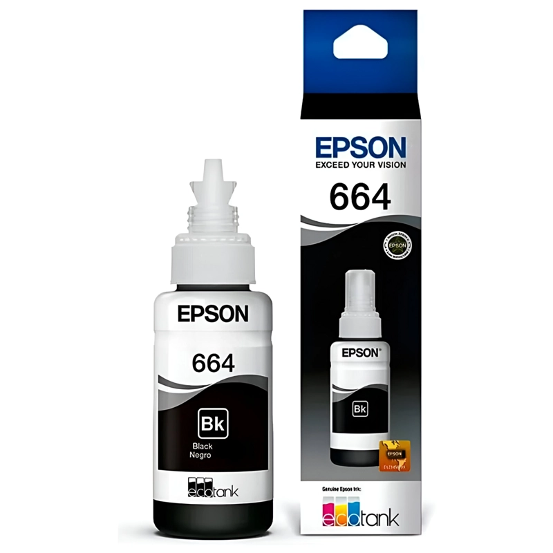 TINTA EPSON 664 ORIGINAL NEGRA 70ML PREMIUM EDITION - 2