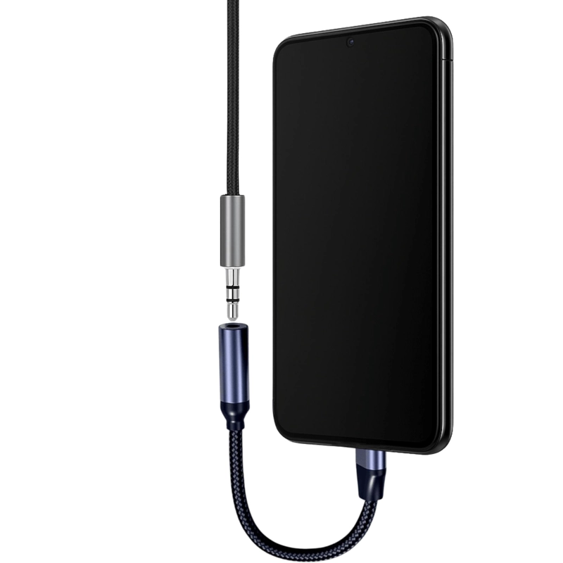 TECMASTER ADAPTADOR USB-C PARA AUDIFONOS JACK 3.5MM PREMIUM AUDIO