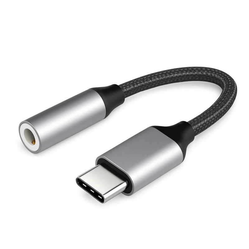 ADAPTADOR USB-C PARA AUDIFONOS JACK 3.5MM PREMIUM AUDIO - 2