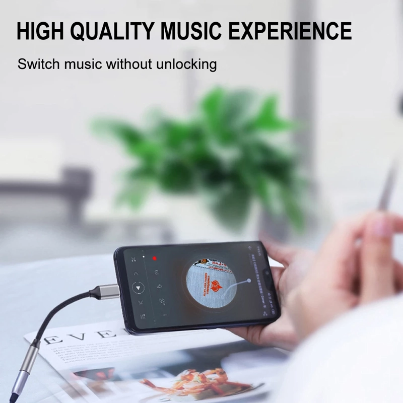 ADAPTADOR USB-C PARA AUDIFONOS JACK 3.5MM PREMIUM AUDIO - 4