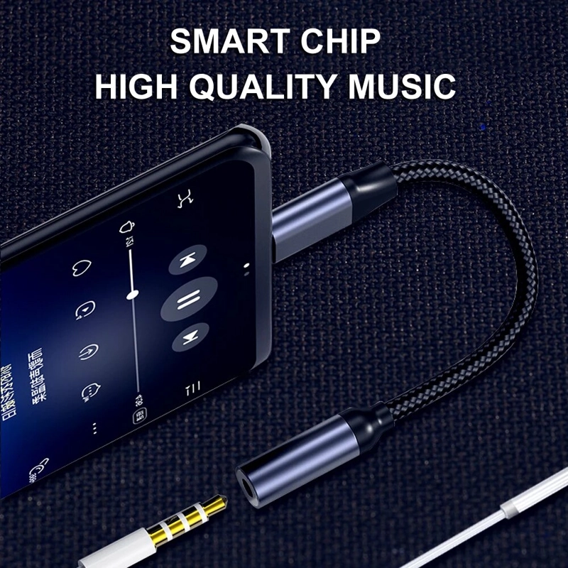 ADAPTADOR USB-C PARA AUDIFONOS JACK 3.5MM PREMIUM AUDIO - 5