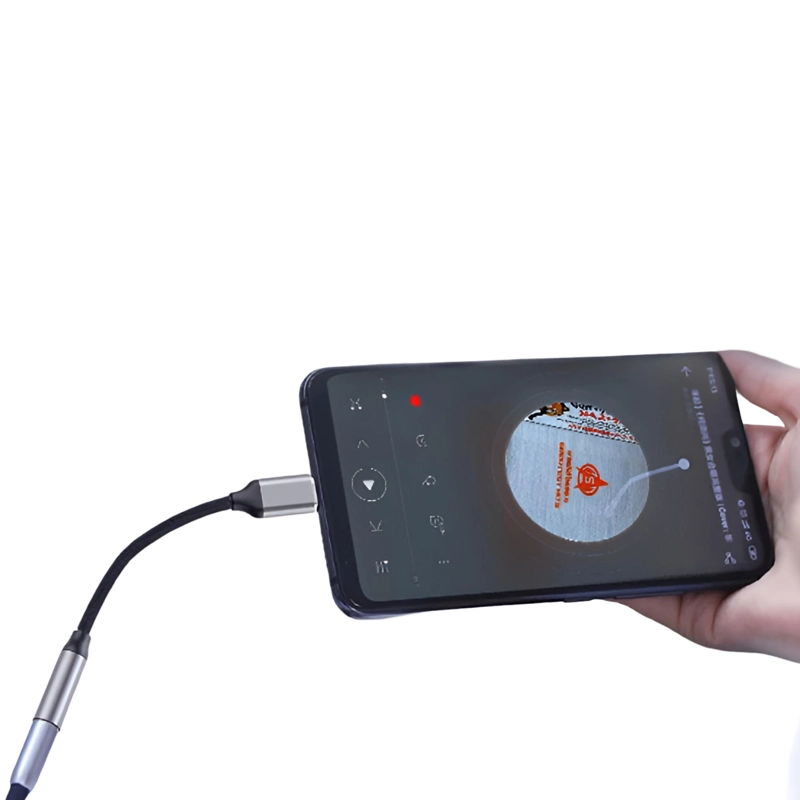 ADAPTADOR USB-C PARA AUDIFONOS JACK 3.5MM PREMIUM AUDIO - 7