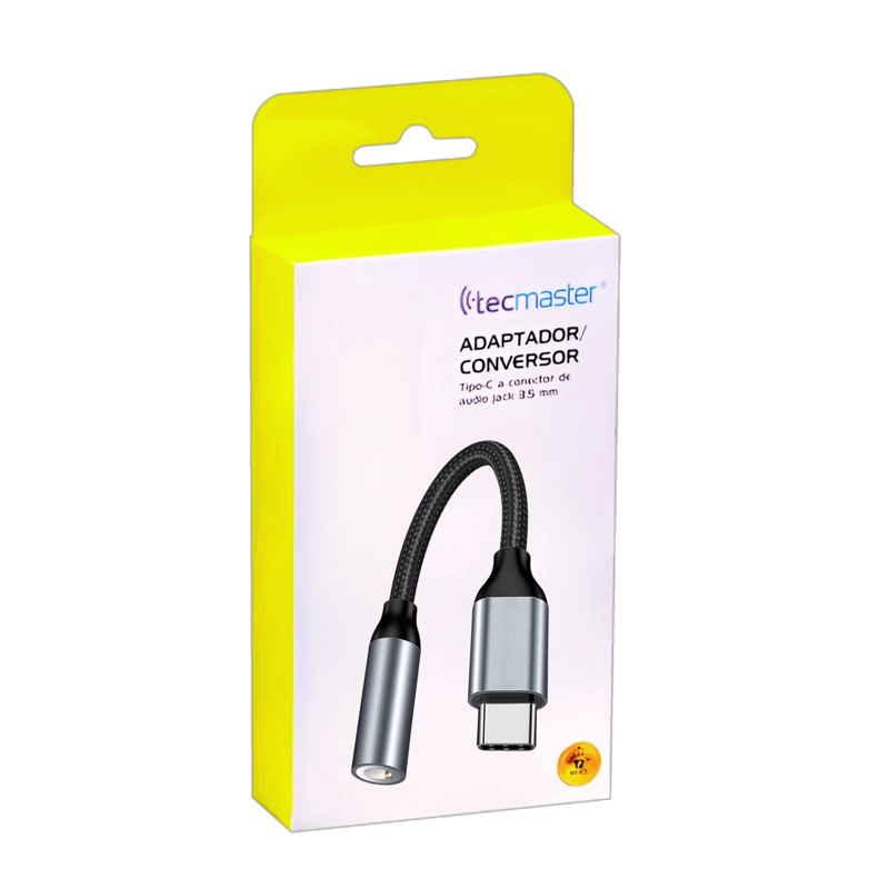 ADAPTADOR USB-C PARA AUDIFONOS JACK 3.5MM PREMIUM AUDIO - 8