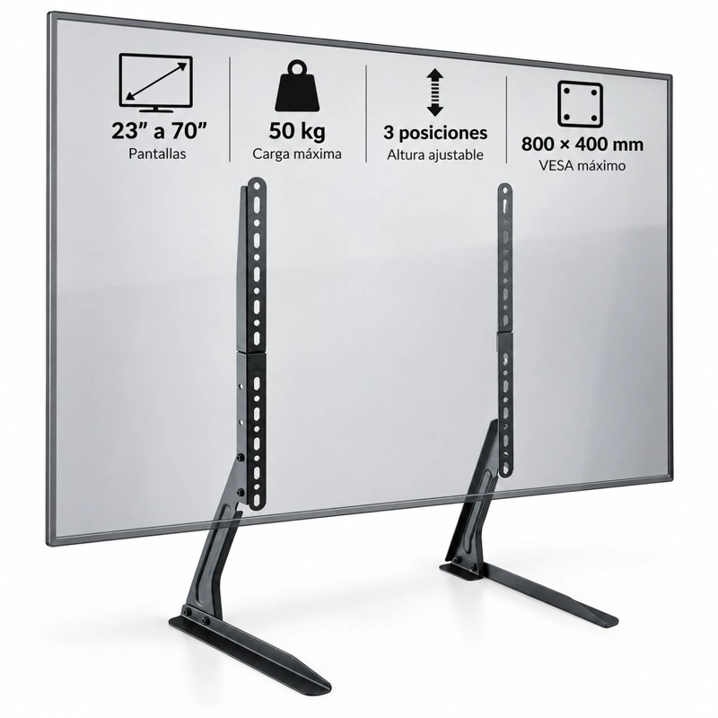 SOPORTE TV PHILCO FIJO 32"A 55"REFORZADO 50 KG MAX 32550 - 4