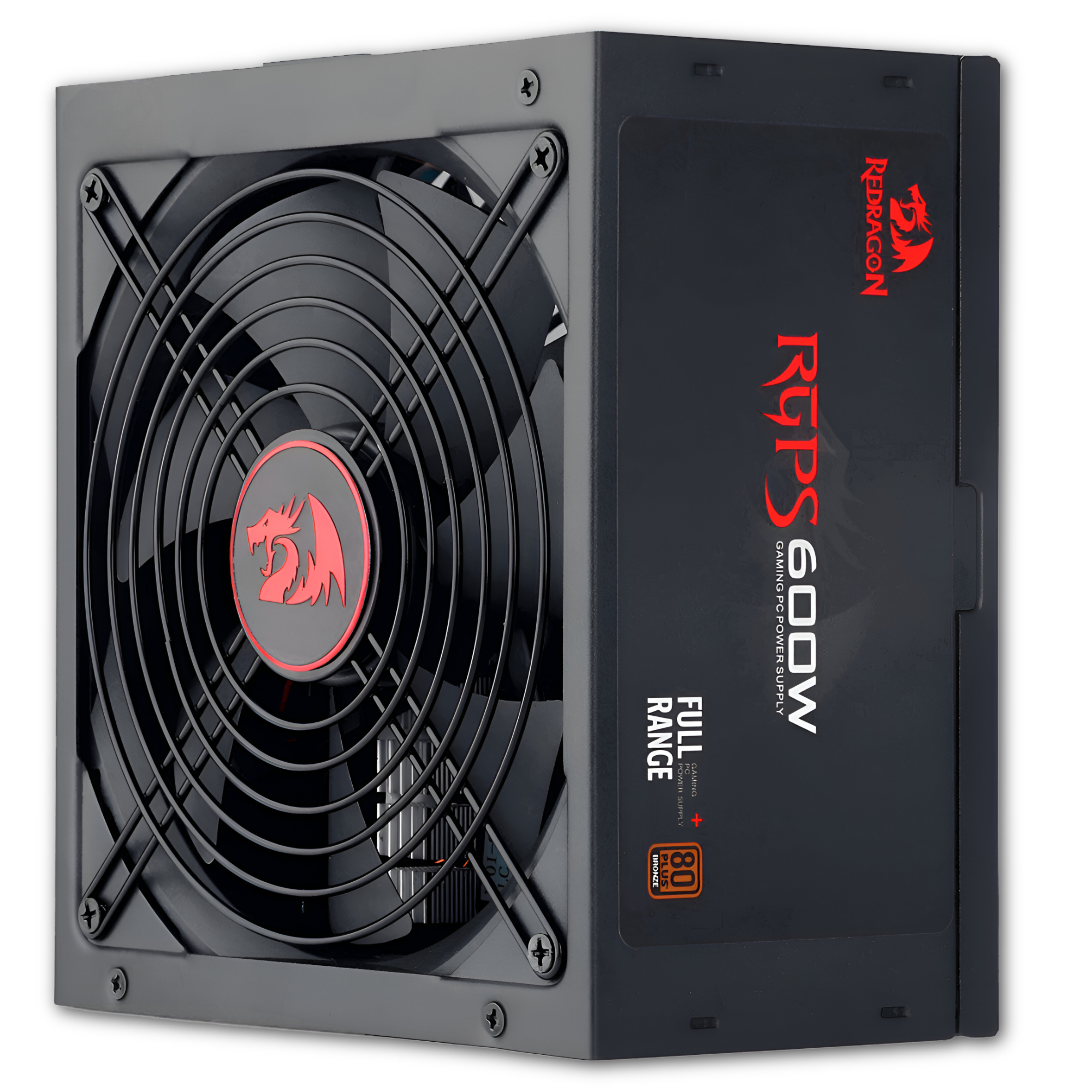 FUENTE DE PODER GAMER REDRAGON 600W 80 PLUS ULTRA ESTABLE - 1
