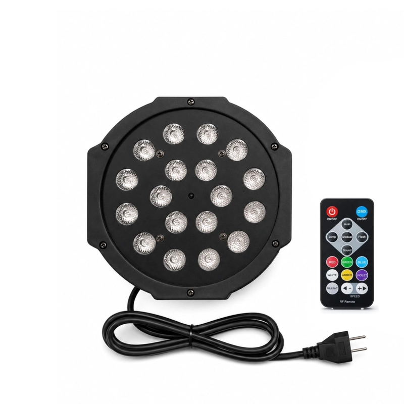 LUCES DJ OEM DJX64520 PARA FIESTAS ESTROBOSCÓPICA RITMICAS RGB HIGH POWER - 8