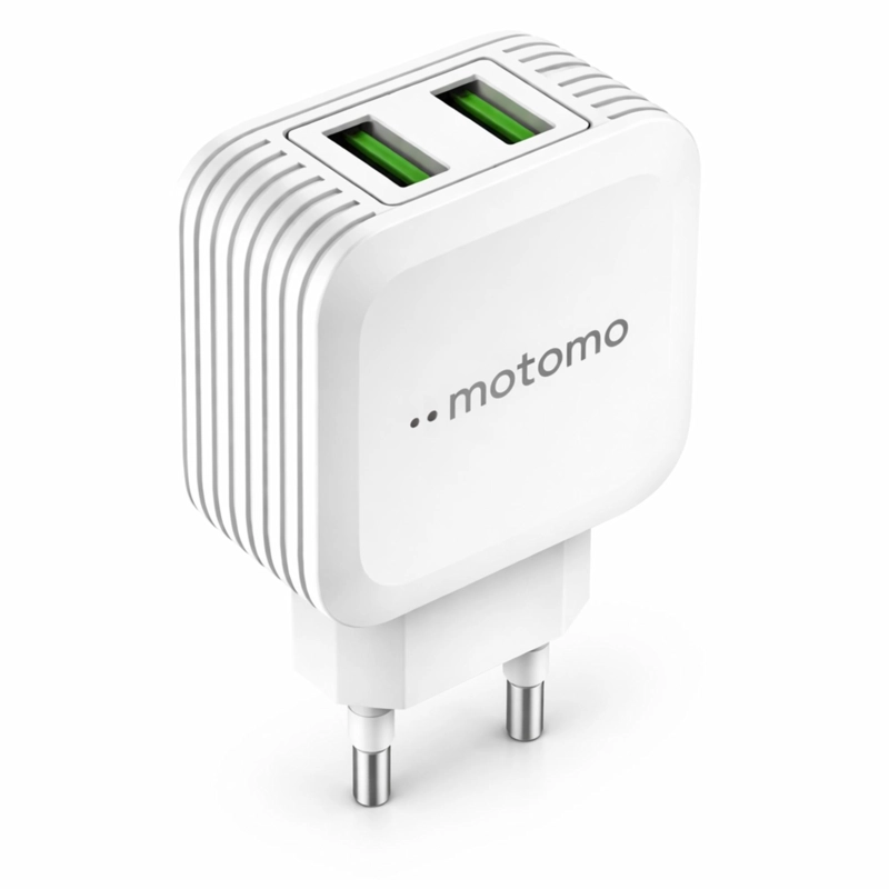 CARGADOR PARA IPHONE MOTOMO 12W LIGHNING 1M CERTIFICADO SEC - 4