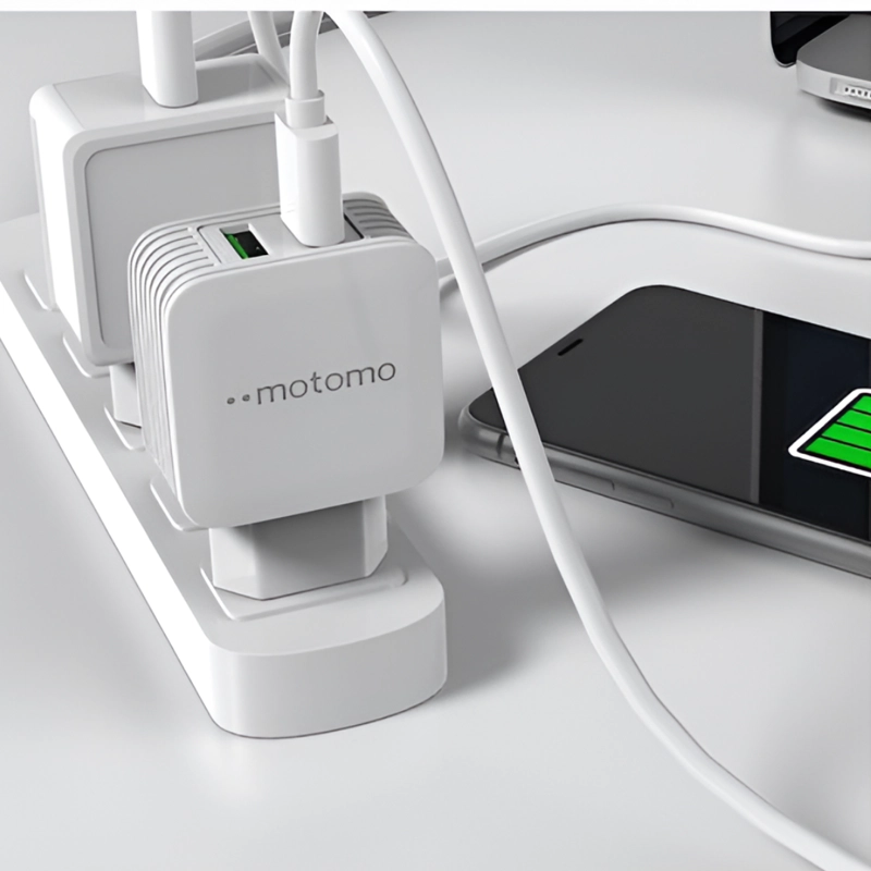CARGADOR PARA IPHONE MOTOMO 12W LIGHNING 1M CERTIFICADO SEC - 7
