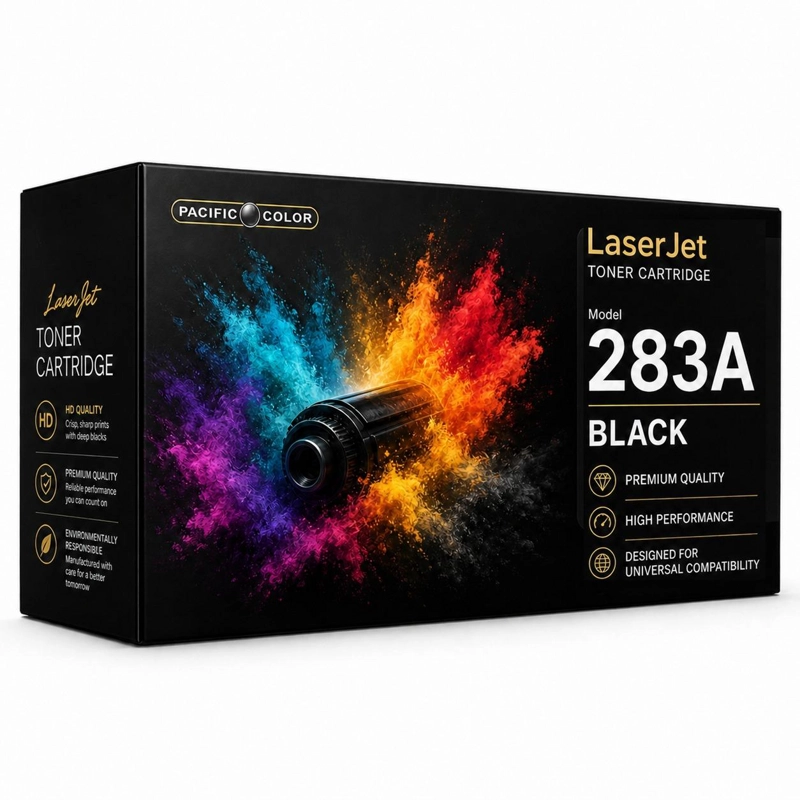 TONER PACIFIC COLOR NEGRO ALTERNATIVO PACIFIC PARA IMPRESORAS HP 283 83A X L - 1