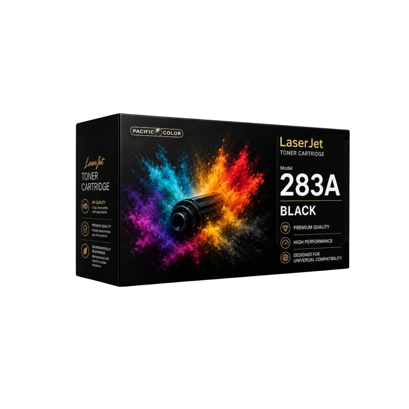 TONER PACIFIC COLOR NEGRO ALTERNATIVO PACIFIC PARA IMPRESORAS HP 283 83A X L - 4