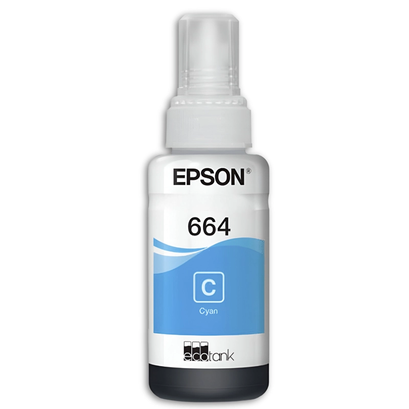 TINTA EPSON CYAN 664 ORIGINAL 70ML PREMIUM EDITION - 1