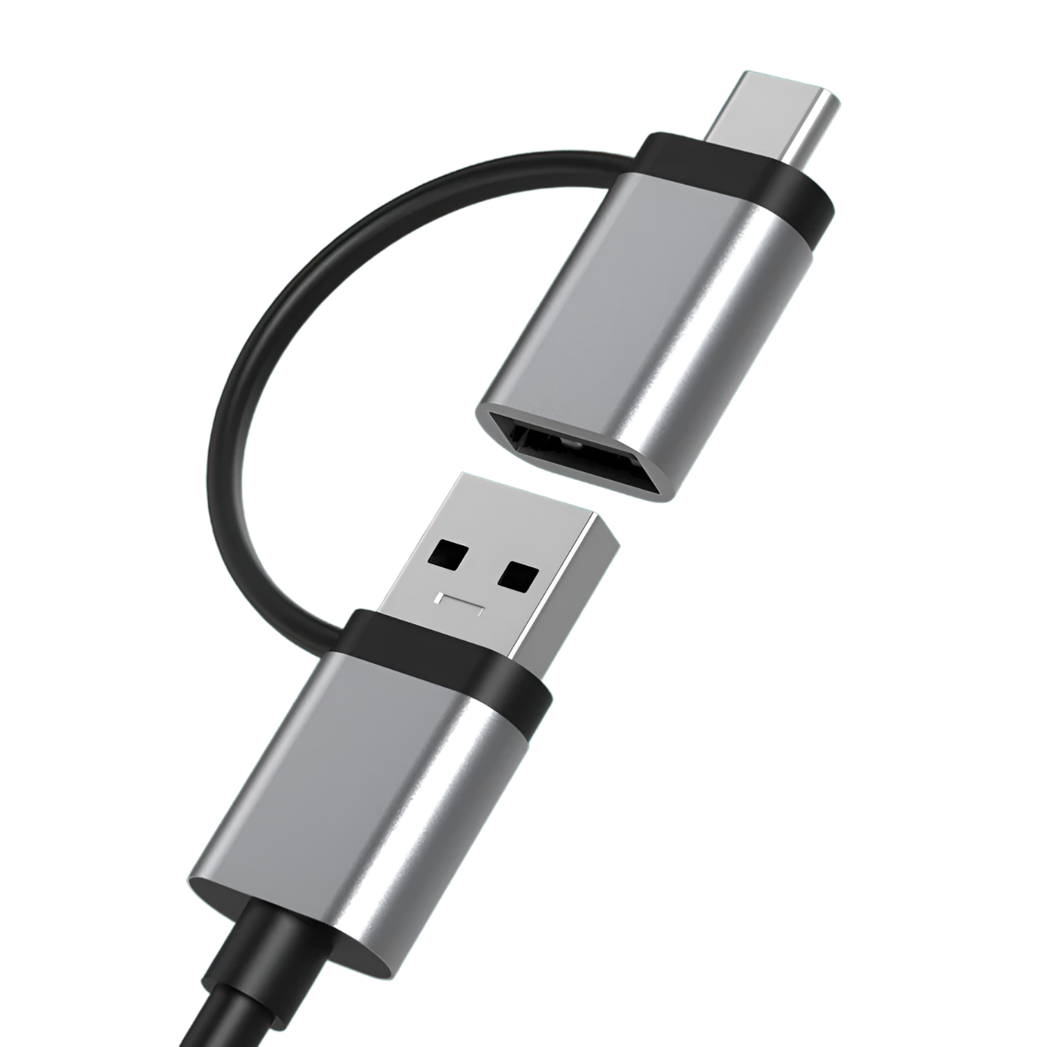 HUB USB 3.0 + ADAPTADOR TYPE-C 5 GBPS TECMASTER TM-100543 - 2