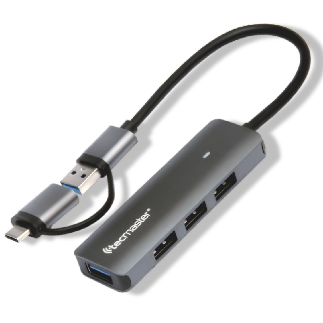 HUB USB 3.0 + ADAPTADOR TYPE-C 5 GBPS TECMASTER TM-100543 - 6